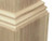 Base of box newel is 6-1/4" square and height is 55". Available in several different domestic and exotic wood species This box newel is also available Fluted, Flat Panel, and Raised Panel.