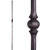 The Tuscan Round Series Iron Baluster offers a striking design with a single 3" sphere. Crafted from solid wrought iron, this baluster combines durability with visual appeal.