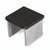 End Piece for Slotted Square Tube 1 9/16" X 1 9/16" (Matte Black) - E1100150/MB