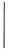 Modern Round Iron Newel Post - Hollow