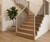 Minimalist Square Base - Round Tapered Newel Post