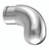 Stainless Handrail Termination 90 degree Rounded - Part #E481. Grade 316 stainless end cap for 1.66" diameter handrail tube.