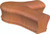 The 7421 Quarterturn with Cap fitting is designed specifically for the 6400 handrail and is intended for use with an over-the-post corner newel. This fitting allows for a decorative and functional connection between the handrail and the corner newel post.

The handrail fitting is drilled with a 3/4" hole on the top to accommodate the pin on top of the newel post, ensuring a secure attachment. The 7421 Quarterturn with Cap fitting is available in a variety of wood species, including Red Oak, Poplar, Beech, White Oak, Soft Maple, American Cherry, Brazilian Cherry (Jatoba), Mahogany, Hickory, and Walnut.