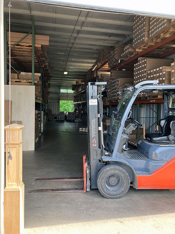 Forklift in the Stair Warehouse