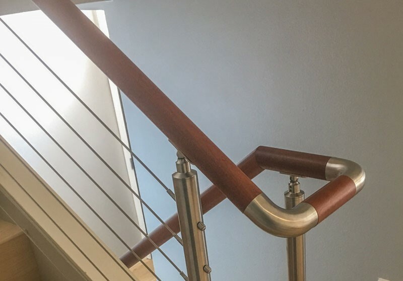 Stainless & Wood Handrail