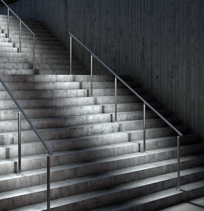 Stainless LED Lighted Railing