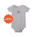 "I Love Dogs" Infant Jersey One Piece