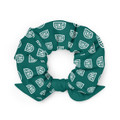 Deep Teal UKC Logo Scrunchie – Eco-Friendly, Stretchy, and Fast-Drying