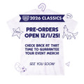PRE-ORDER 2026 Classics Tour Tee