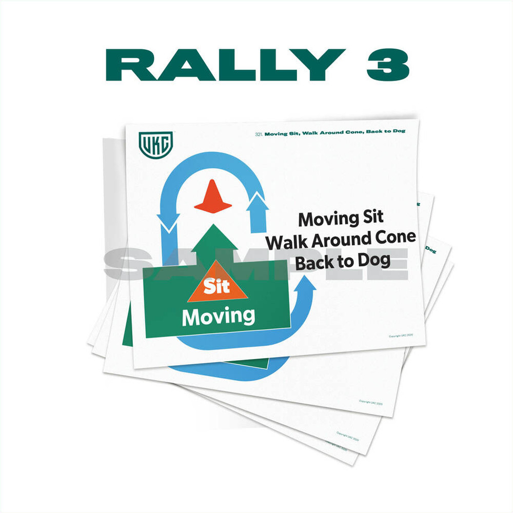 Wearable Rally Sign Rally Obedience Signs