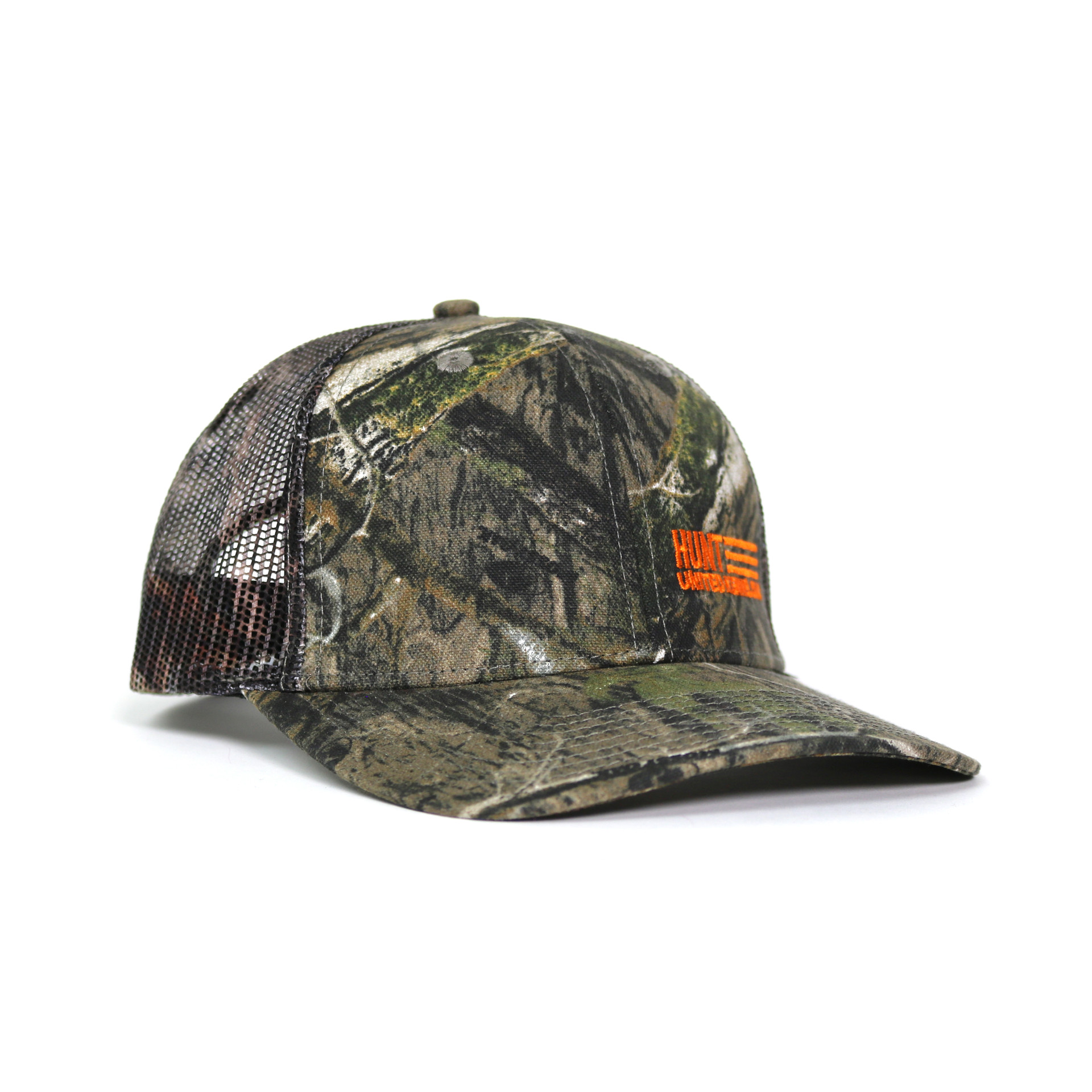 Camouflage Snapback Hat Snapback Hat- Camo with Orange Crown Logo | The Guardian  main image 3
