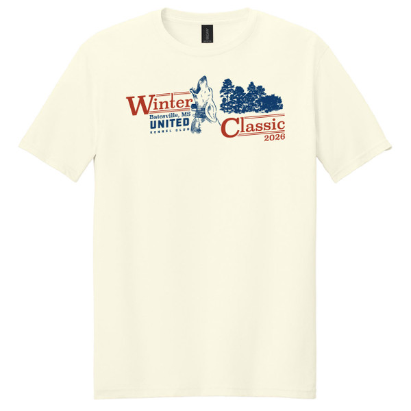 026 UKC Winter Classic Tee with red and blue vintage graphics