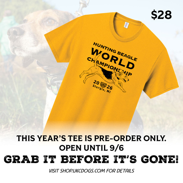 PRE-ORDER ONLY 2026 Hunting Beagle World Tee