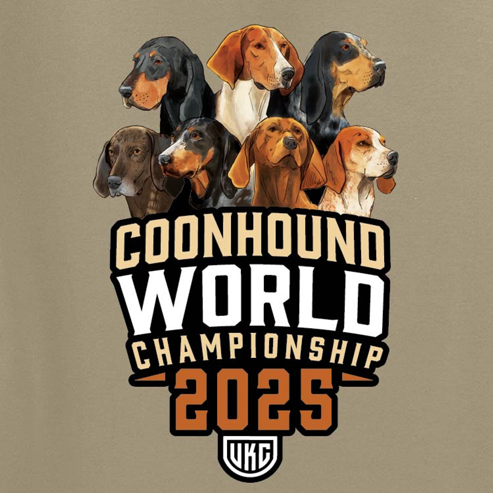PRE-ORDER 2025 Coonhound World Championship Event Tee