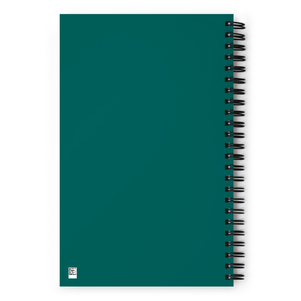 UKC Soft-Touch Spiral Notebook – 140-Page Dotted Journal