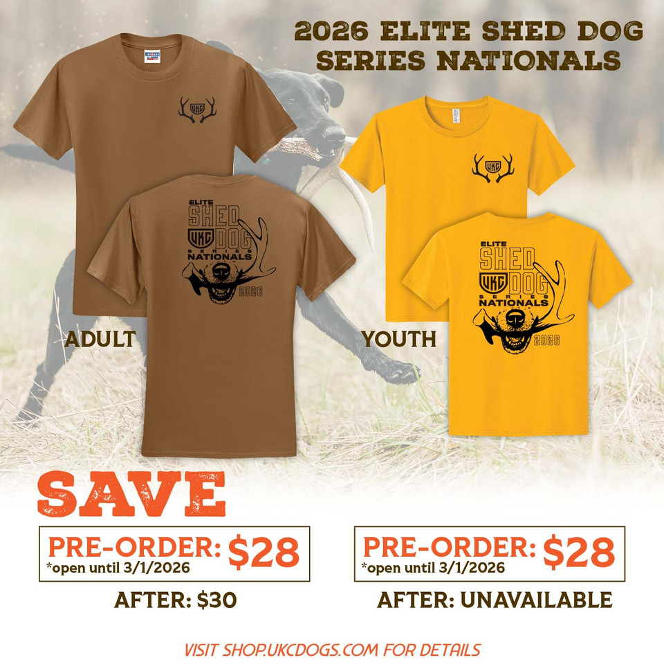 PRE-ORDER 2026 Elite Shed Dog Series Event Tee