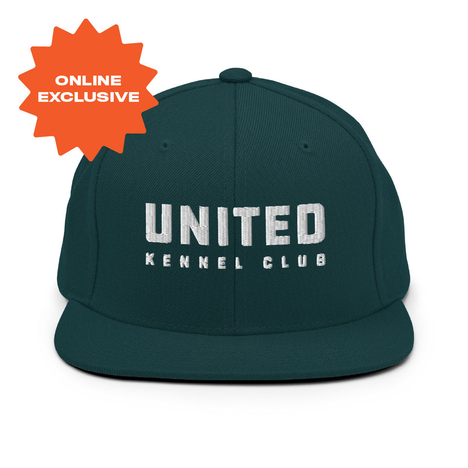 United Kennel Club Logo Flat Bill Hat – 5 Color Options