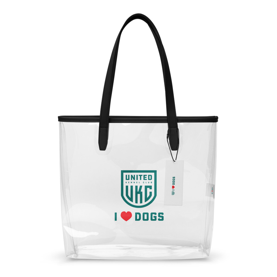 Carry your essentials in the UKC Clear Stadium Tote Bag.