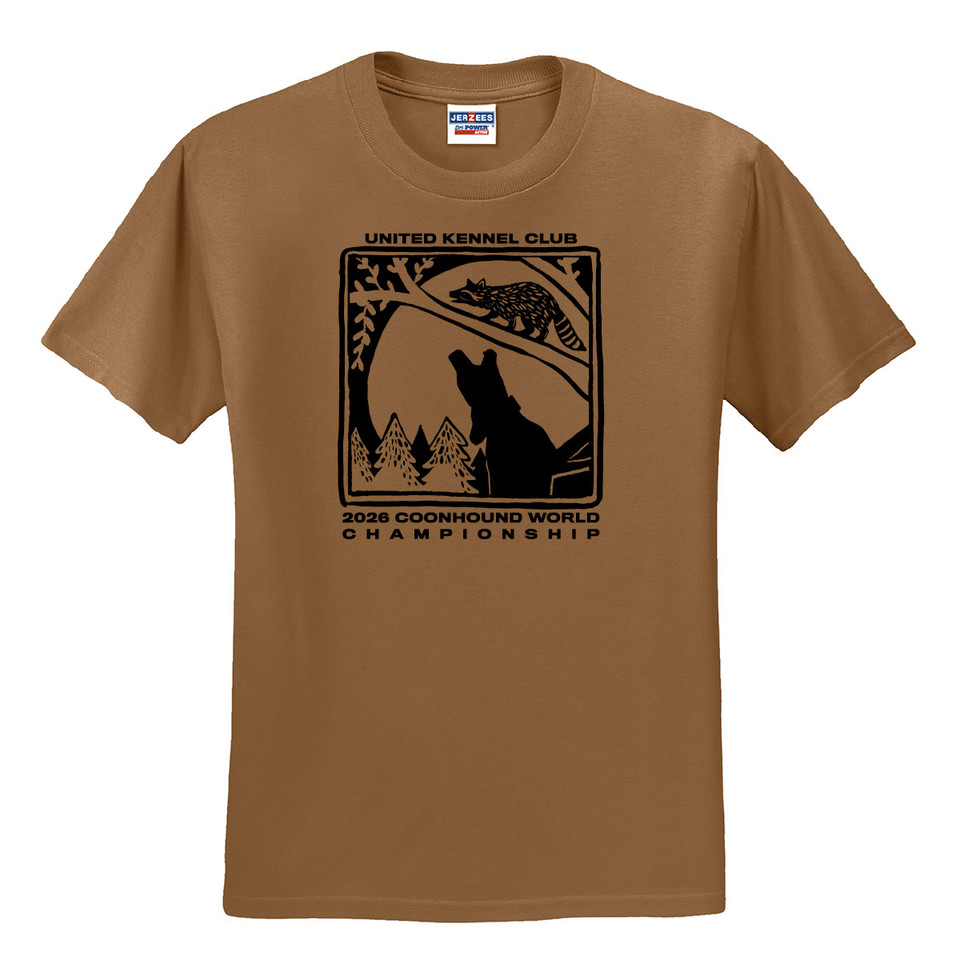 PRE-ORDER ONLY 2026 Coonhound World Event Tee