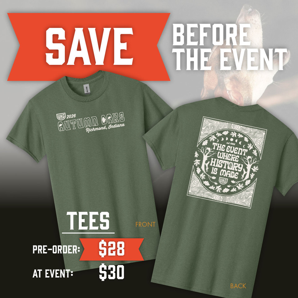 PRE-ORDER Autumn Oaks 2026 Event Tee