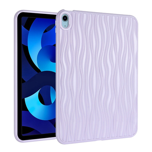 iPad Air 10.9 2022 / 2020 Jelly Color Water Ripple TPU Tablet Case - Purple