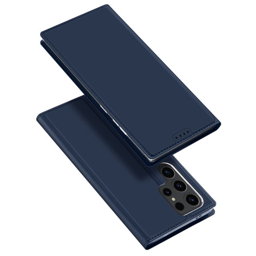 Samsung Galaxy S24 Ultra 5G DUX DUCIS Skin Pro Series Flip Leather Phone Case - Blue