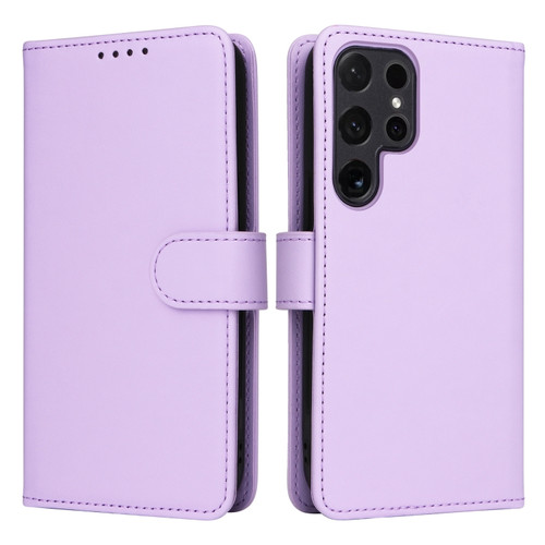 Samsung Galaxy S24 Ultra 5G BETOPNICE BN-005 2 in 1 Detachable Imitate Genuine Leather Phone Case - Light Purple