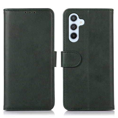 Samsung Galaxy S24+ 5G Cow Texture Leather Phone Case - Green