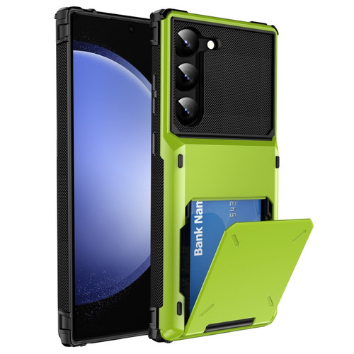 Samsung Galaxy S24+ 5G Scratch-Resistant Shockproof Heavy Duty Rugged Armor Phone Case - Green