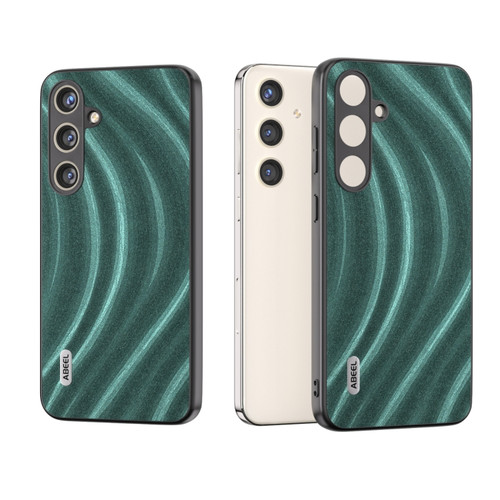 Samsung Galaxy S24+ 5G ABEEL Galactic Pattern Protective Phone Case - Green