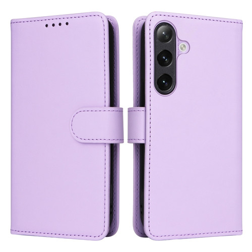 Samsung Galaxy S24+ 5G BETOPNICE BN-005 2 in 1 Detachable Imitate Genuine Leather Phone Case - Light Purple