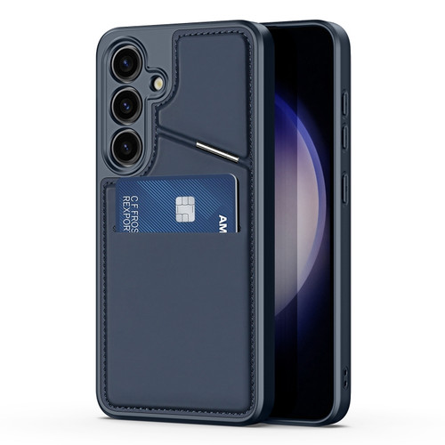 Samsung Galaxy S24+ 5G DUX DUCIS Rafi II Series MagSafe Magnetic Holder RFID Phone Case - Blue