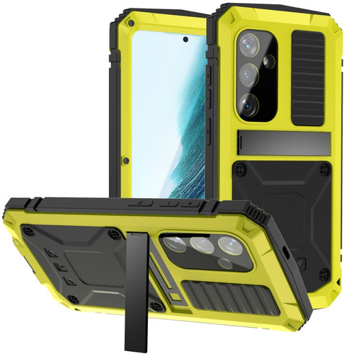 Samsung Galaxy S24+ 5G R-JUST Life Waterproof Dustproof Shockproof Phone Case - Yellow