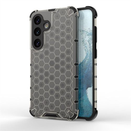 Samsung Galaxy S24 5G Shockproof Honeycomb Phone Case - Black
