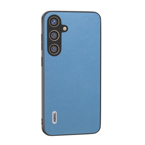 Samsung Galaxy S24 5G ABEEL Arashi Texture PU Phone Case - Sky Blue