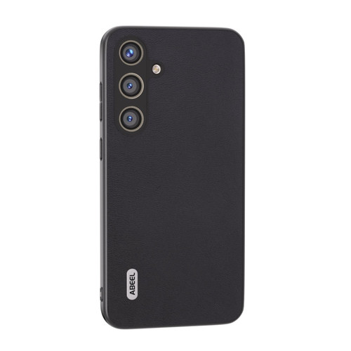 Samsung Galaxy S24 5G ABEEL Arashi Texture PU Phone Case - Black