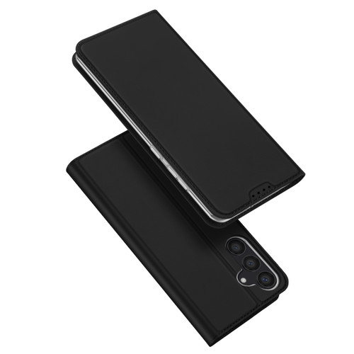 Samsung Galaxy S24 5G DUX DUCIS Skin Pro Series Flip Leather Phone Case - Black