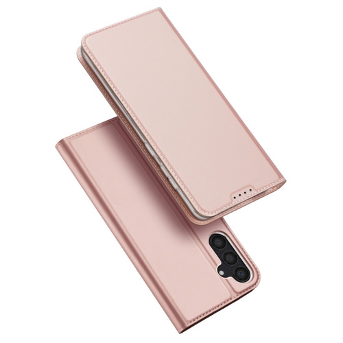 Samsung Galaxy S24 5G DUX DUCIS Skin Pro Series Flip Leather Phone Case - Pink