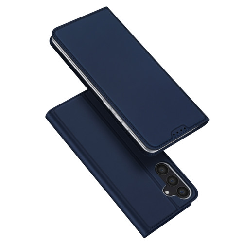 Samsung Galaxy S24 5G DUX DUCIS Skin Pro Series Flip Leather Phone Case - Blue