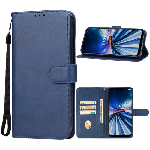 Boost Mobile Celero 5G+ Leather Phone Case - Blue