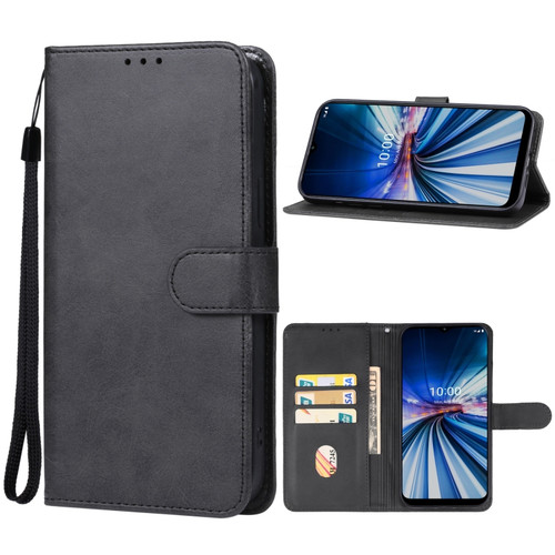 Boost Mobile Celero 5G+ Leather Phone Case - Black