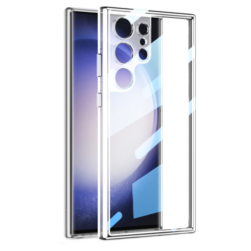 Samsung Galaxy S24 Ultra 5G GKK Space Frame Transparent PC + TPU Phone Case - Transparent