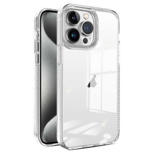 iPhone 15 Pro Max 2.5mm Anti-slip Clear Acrylic Hybrid TPU Phone Case - Transparent