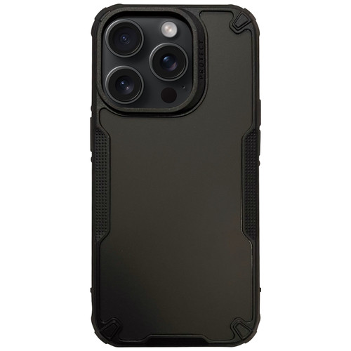 iPhone 15 Pro Max Anti-slip Edge Fog Feel Phone Case - Black