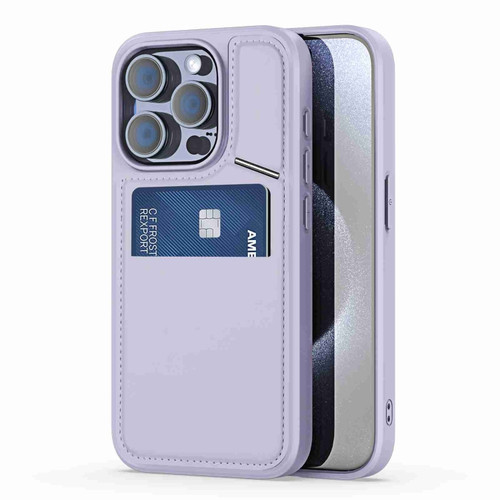 iPhone 15 Pro Max DUX DUCIS Rafi II Series MagSafe Magnetic Holder RFID Phone Case - Purple