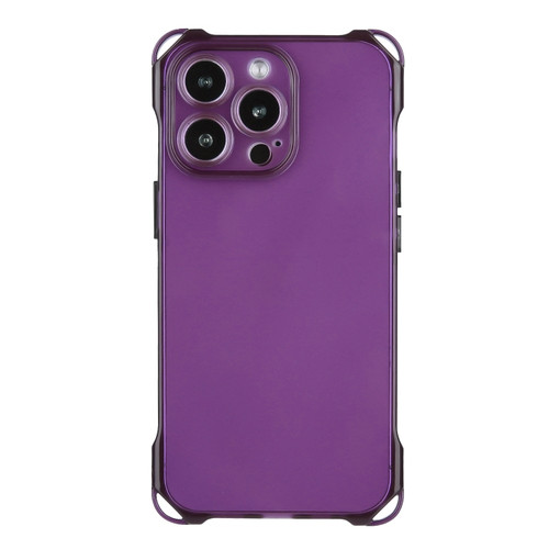 iPhone 15 Pro Max Four-corner Shockproof TPU Phone Case - Purple