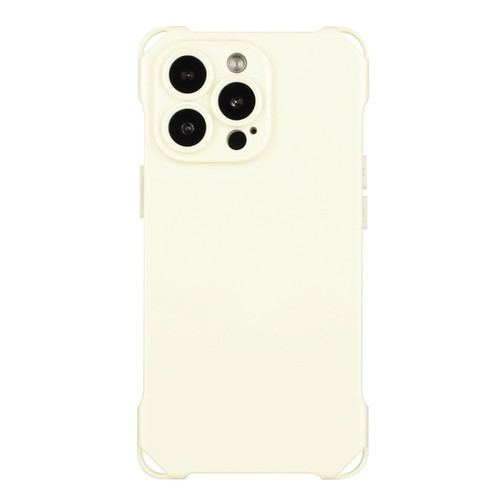 iPhone 15 Pro Max Four-corner Shockproof TPU Phone Case - White