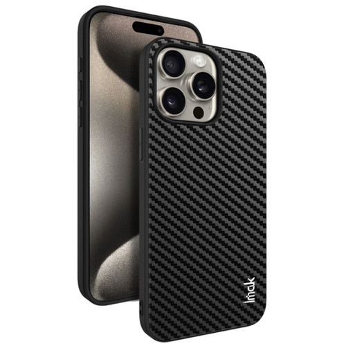 iPhone 15 Pro Max IMAK LX-5 Series Shockproof PC + PU + TPU Protective Phone Case - Carbon Fiber Texture