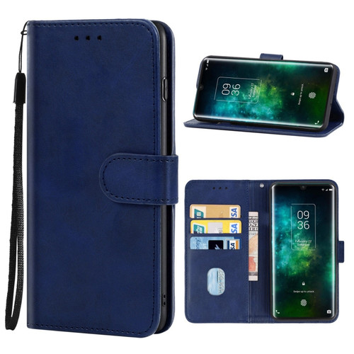 Leather Phone Case TCL 10 Pro - Blue