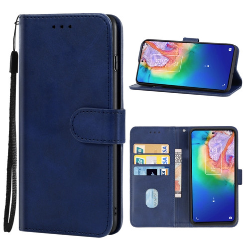 Leather Phone Case TCL 20 5G - Blue
